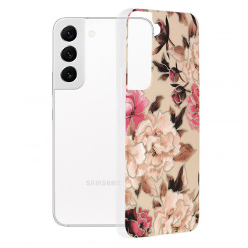 Husa telefon Samsung Galaxy S22 5G - Techsuit Marble Series - Mary Berry Nude