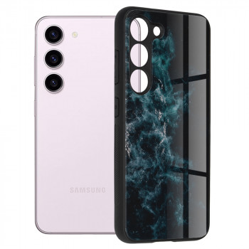 Husa telefon Samsung Galaxy S23 - Techsuit Glaze Series - Blue Nebula