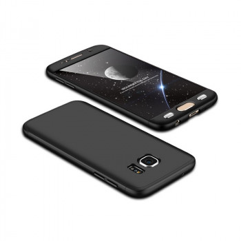 Husa telefon Samsung Galaxy S7 + Folie - GKK 360 - Black - Img 2