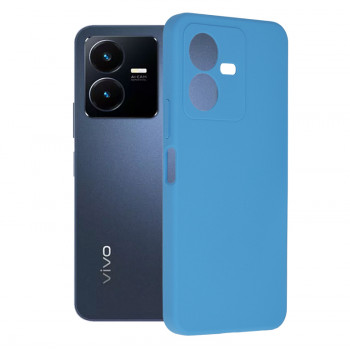 Husa telefon Vivo Y22s - Techsuit Soft Edge Silicone - Denim Blue