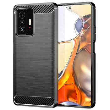 Husa telefon Xiaomi 11T / 11T Pro - Techsuit Carbon Silicone - Black
