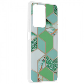Husa telefon Xiaomi 11T / 11T Pro - Techsuit Marble Series - Green Hex - Img 2