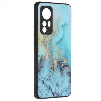 Husa telefon Xiaomi 12 - Techsuit Glaze Series - Blue Ocean - Img 3
