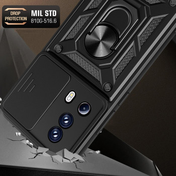 Husa telefon Xiaomi 13 Lite - Techsuit CamShield Series - Black - Img 2