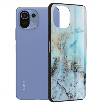 Husa telefon Xiaomi Mi 11 Lite / Mi 11 Lite 5G / 11 Lite 5G NE - Techsuit Glaze - Blue Ocean - Img 1