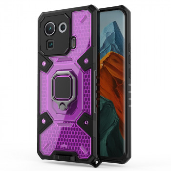 Husa telefon Xiaomi Mi 11 Pro - Techsuit Honeycomb Armor - Rose-Violet - Img 2