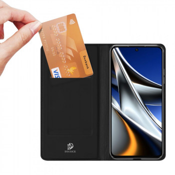 Husa telefon Xiaomi Poco X4 Pro 5G - Dux Ducis Skin Pro - Black - Img 4