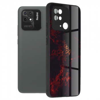 Husa telefon Xiaomi Redmi 10C - Techsuit Glaze Series - Red Nebula - Img 1