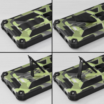 Husa telefon Xiaomi Redmi Note 11 / Note 11S - Techsuit Blazor Series - Camo Lime - Img 4