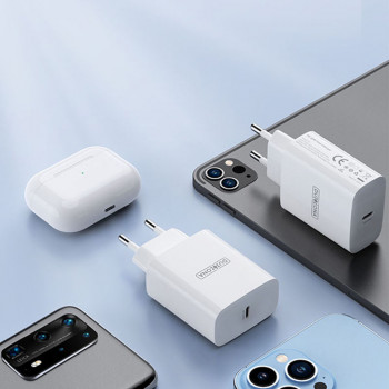 Incarcator Priza Type-C, Fast Charging, 20W - Duzzona (T3) - White - Img 4