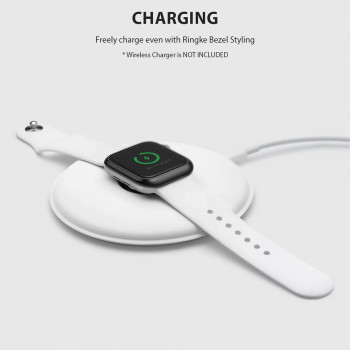 Rama pentru Apple Watch 1 / 2 / 3 (42mm) - Ringke Bezel Styling - Glossy Silver - Img 4