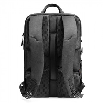 Rucsac Rezistent la Apa pentru Laptop, 20l, 15.6″ - Tomtoc Navigator (T71M1D1) - Black - Img 2