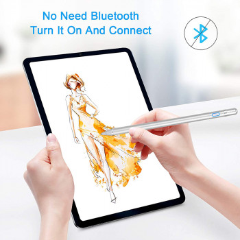 Stylus Pen Universal - Techsuit (JA05) - Silver - Img 2