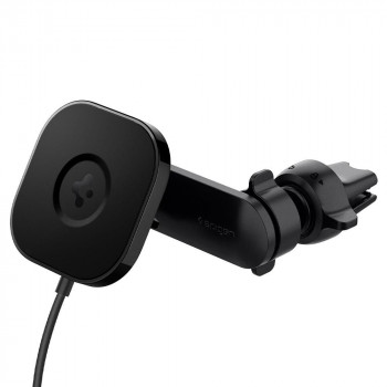 Suport Auto Grila Ventilatie cu Incarcare Wireless 12W - Spigen (ITS12W) - Black - Img 2