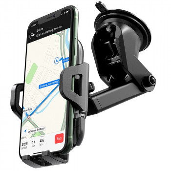 Suport Auto Telefon pentru Bord - Hoco Touareg (CA76) - Black - Img 2