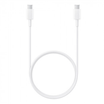 Cablu de Date USB-C la Type-C Fast Charging 3A, 1m - Samsung (EP-DA705BWEGWW) - White (Blister Packing)