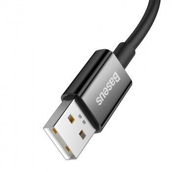 Cablu de Date USB la Type-C 65W, 2m - Baseus Superior Series (CAYS001001) - Black - Img 2