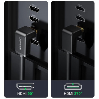 Cablu Video HDMI la HDMI 4k@30Hz, 2m - Ugreen (10173) - Black - Img 3