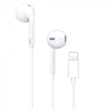 Casti Audio Stereo Lightning cu Microfon, 1.2m - Yesido (YH-20) - White - Img 3
