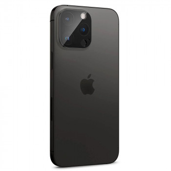 Folie Camera pentru iPhone 14 Pro / 14 Pro Max - Techsuit Full Camera Glass - Black - Img 3