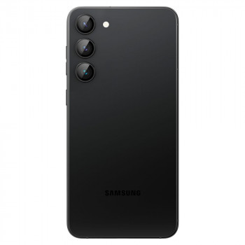 Folie Camera pentru Samsung Galaxy S23 / S23 Plus (set 2) - Spigen Optik.TR EZ FIT - Black - Img 2