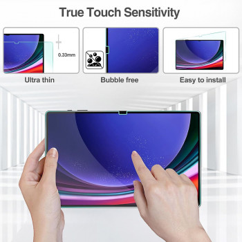 Folie pentru Samsung Galaxy Tab S9 Ultra - Lito 2.5D Classic Glass - Clear - Img 4