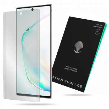 Folie protectie telefon Samsung Galaxy Note 10 / Note 10 5G - Alien Surface Screen Case Friendly - Transparent - Img 1