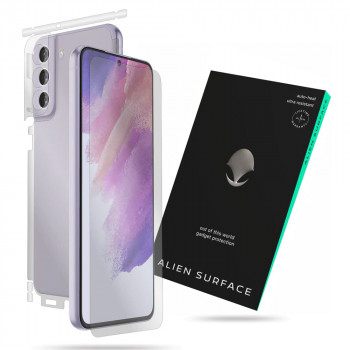 Folie protectie telefon Samsung Galaxy S21 FE 5G - Alien Surface Screen+Edges+Back - Transparent