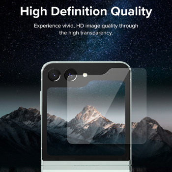 Folie telefon Samsung Galaxy Z Flip5 (set 2) - Ringke Cover Display Tempered Glass - Clear - Img 3