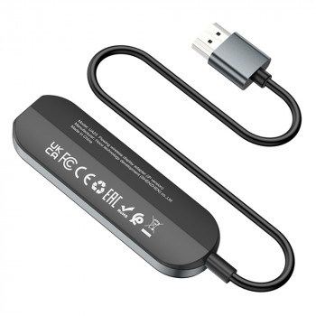 Hoco - Audio & Video Adapter (UA23) - Wireless to HDMI 4K@30Hz, Type-C Cable for Charging, Compatible with Apple Only - Black - Img 4