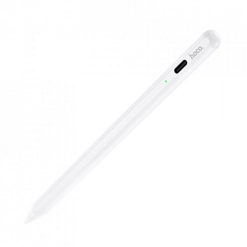 Hoco - Stylus Pen Smooth (GM102) - Capacitive, Active, for Apple iPad, with LED - White