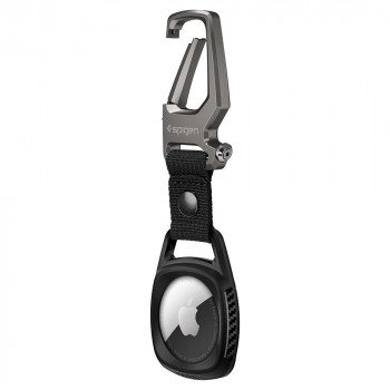Husa pentru Apple AirTag - Spigen Rugged Armor - Black - Img 2