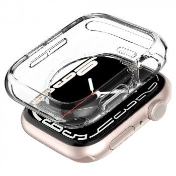 Husa pentru Apple Watch 4 / 5 / 6 / SE / SE 2 / 7 / 8 (40mm / 41mm) - Spigen Liquid Crystal (ACS04195) - Crystal Clear