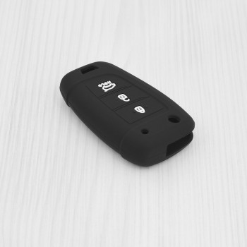 Husa pentru cheie Hyundai Tucson, Kona, i30, i35, i40 - Techsuit Car Key Case (2003.21) - Black - Img 3