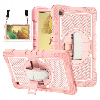 Husa pentru tableta Samsung Galaxy Tab A7 Lite - Techsuit StripeShell 360 - Pink