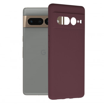 Husa telefon Google Pixel 7 Pro - Techsuit Soft Edge Silicone - Plum Violet