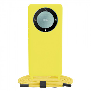 Husa telefon Honor Magic5 Lite - Techsuit Crossbody Lanyard - Yellow