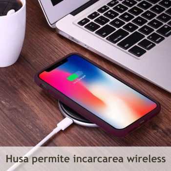 Husa telefon Honor Magic5 Lite - Techsuit Soft Edge Silicone - Plum Violet - Img 4