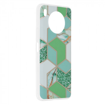 Husa telefon Huawei nova 8i / Honor 50 Lite - Techsuit Marble Series - Green Hex - Img 2
