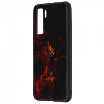 Husa telefon Huawei P40 Lite 5G - Techsuit Glaze Series - Red Nebula - Img 2