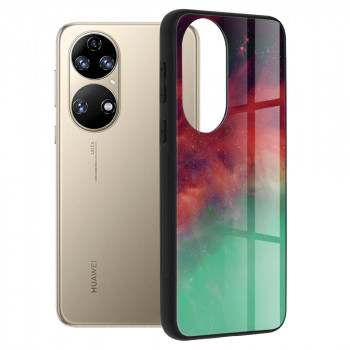 Husa telefon Huawei P50 - Techsuit Glaze Series - Fiery Ocean - Img 1