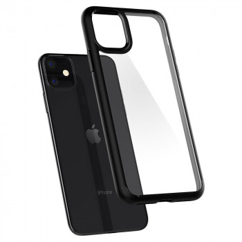 Husa telefon iPhone 11 - Spigen Ultra Hybrid - Matte Black