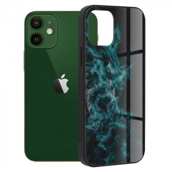 Husa telefon iPhone 12 / 12 Pro - Techsuit Glaze Series - Blue Nebula