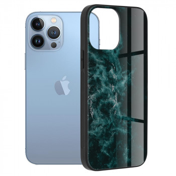 Husa telefon iPhone 13 Pro Max - Techsuit Glaze Series - Blue Nebula