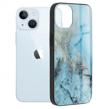 Husa telefon iPhone 13 - Techsuit Glaze Series - Blue Ocean