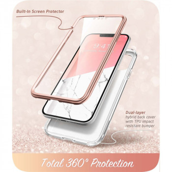 Husa telefon iPhone 14 Plus - I-Blason Cosmo - Marble - Img 4