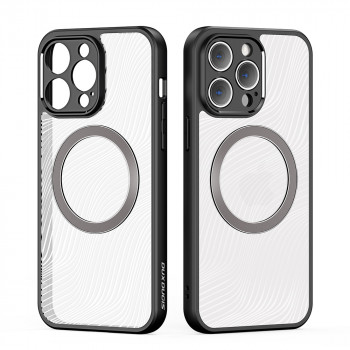 Husa telefon iPhone 14 Pro - Dux Ducis Aimo MagSafe Series - Black - Img 2