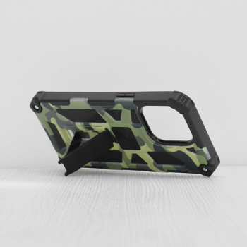 Husa telefon iPhone 15 Pro Max - Techsuit Blazor Series - Camo Lime - Img 2