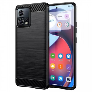 Husa telefon Motorola Edge 30 Fusion - Techsuit Carbon Silicone - Black