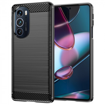 Husa telefon Motorola Edge 30 Pro - Techsuit Carbon Silicone - Black